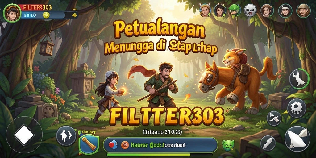 Gameplay FILTER303 yang menarik dengan grafik memukau.