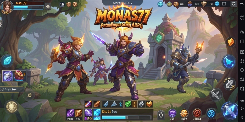 Gameplay seru dan menantang di dunia <strong>MONAS77</strong>.