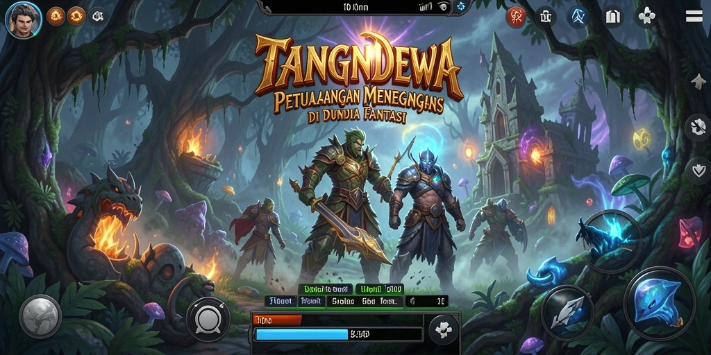 Tampilan gameplay seru dalam TANGANDEWA yang menantang.